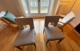 Nettoyage de chaises en Alcantara à Paris